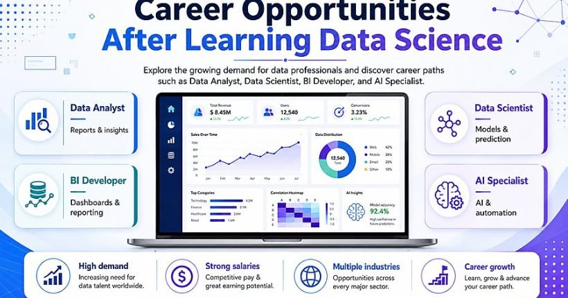 Data Science professionals working as Data Analysts, Data Scientists, BI Developers, AI Specialists, and Machine Learning Engineers