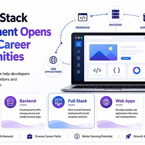 Full Stack Developer working with frontend, backend, databases, APIs, cloud platforms, and web applications